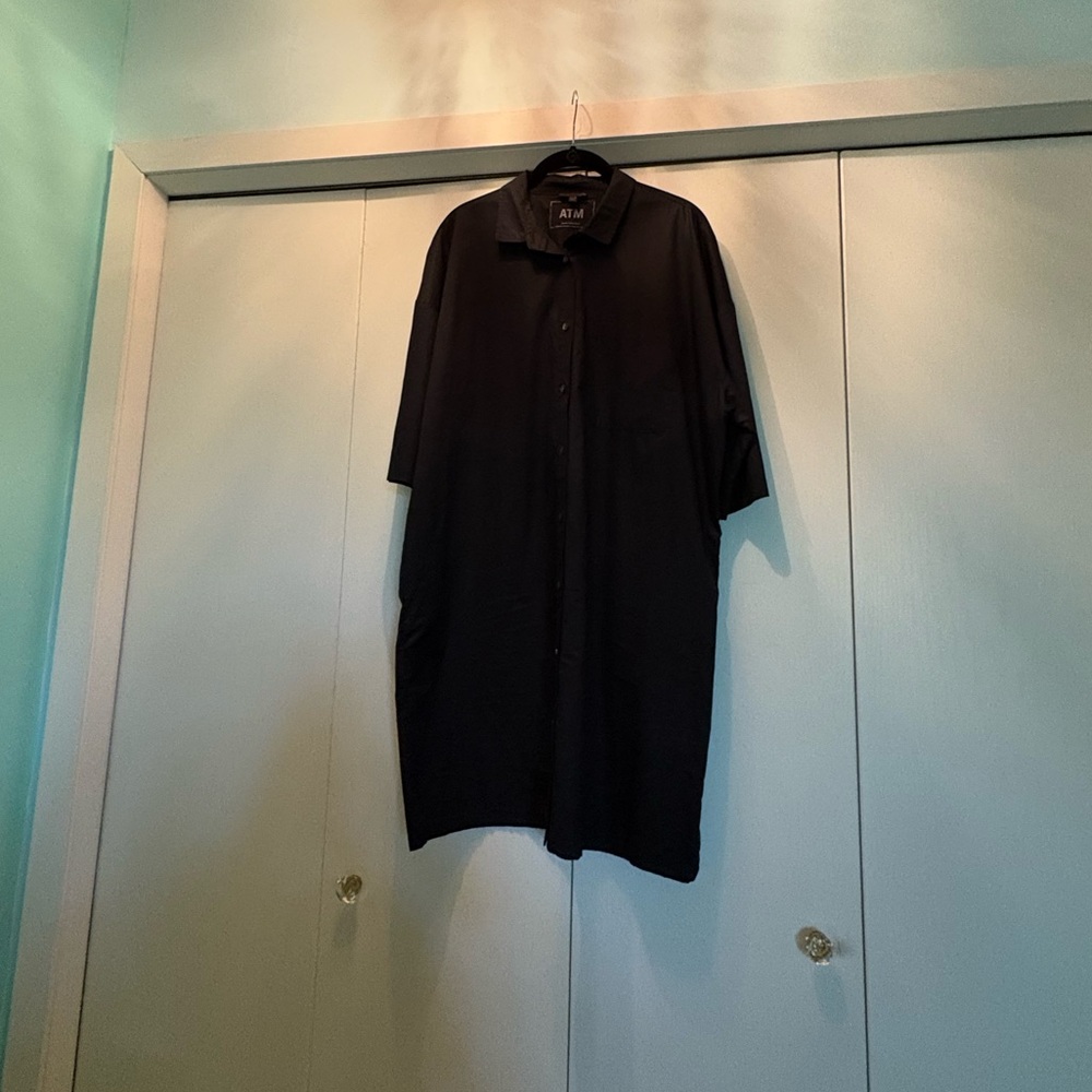 Cotton shirt dress
